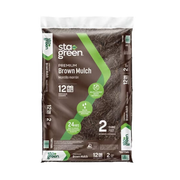 Premium 2-cu ft Dark Brown Mulch